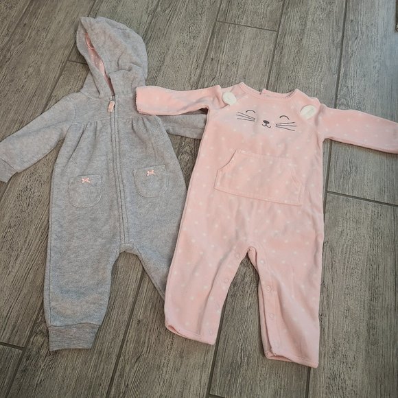 Carter's baby pajamas warm set of (2) size 6M - Picture 1 of 7